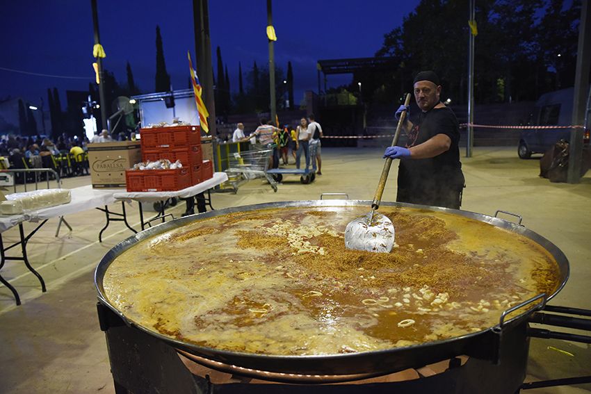 Sopar per la independència. Foto: Bernat Millet.