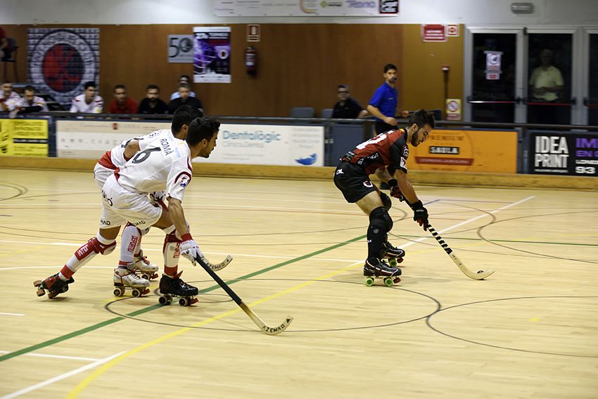 Partit de lliga de Hoquei patins masculi. PHC Sant Cugat - Reus Deportiu. Foto: Bernat Millet