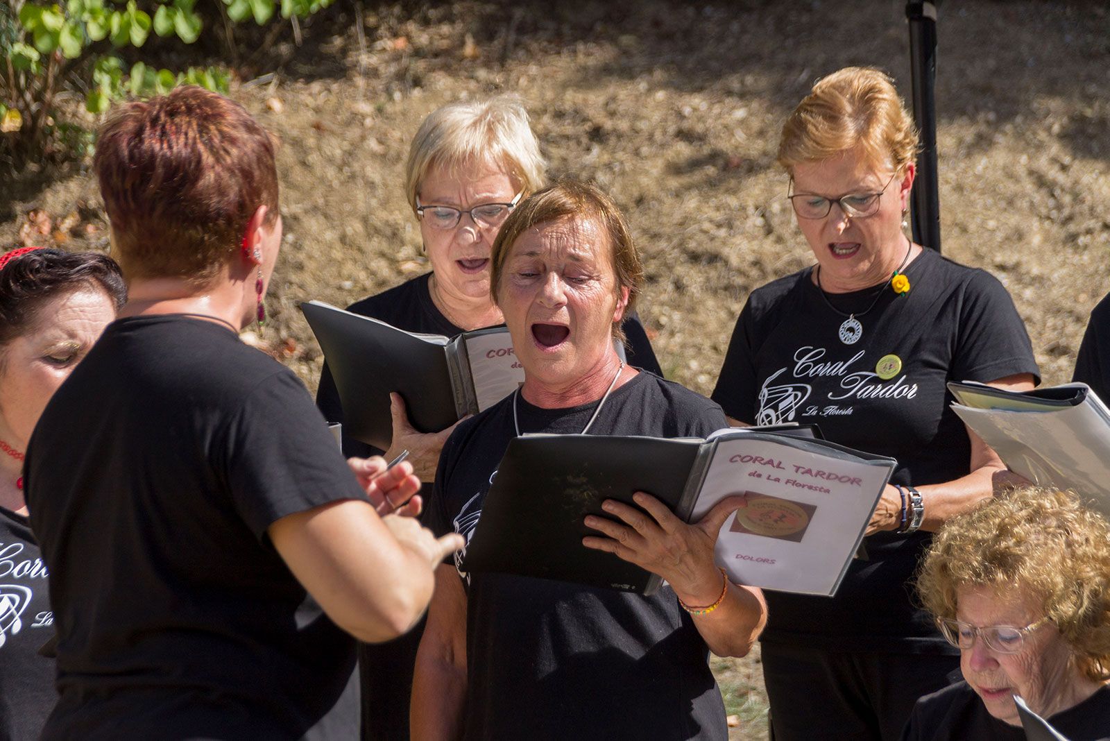 Actes a La Floresta per commemorar l'1-O. FOTO: Paula Galván