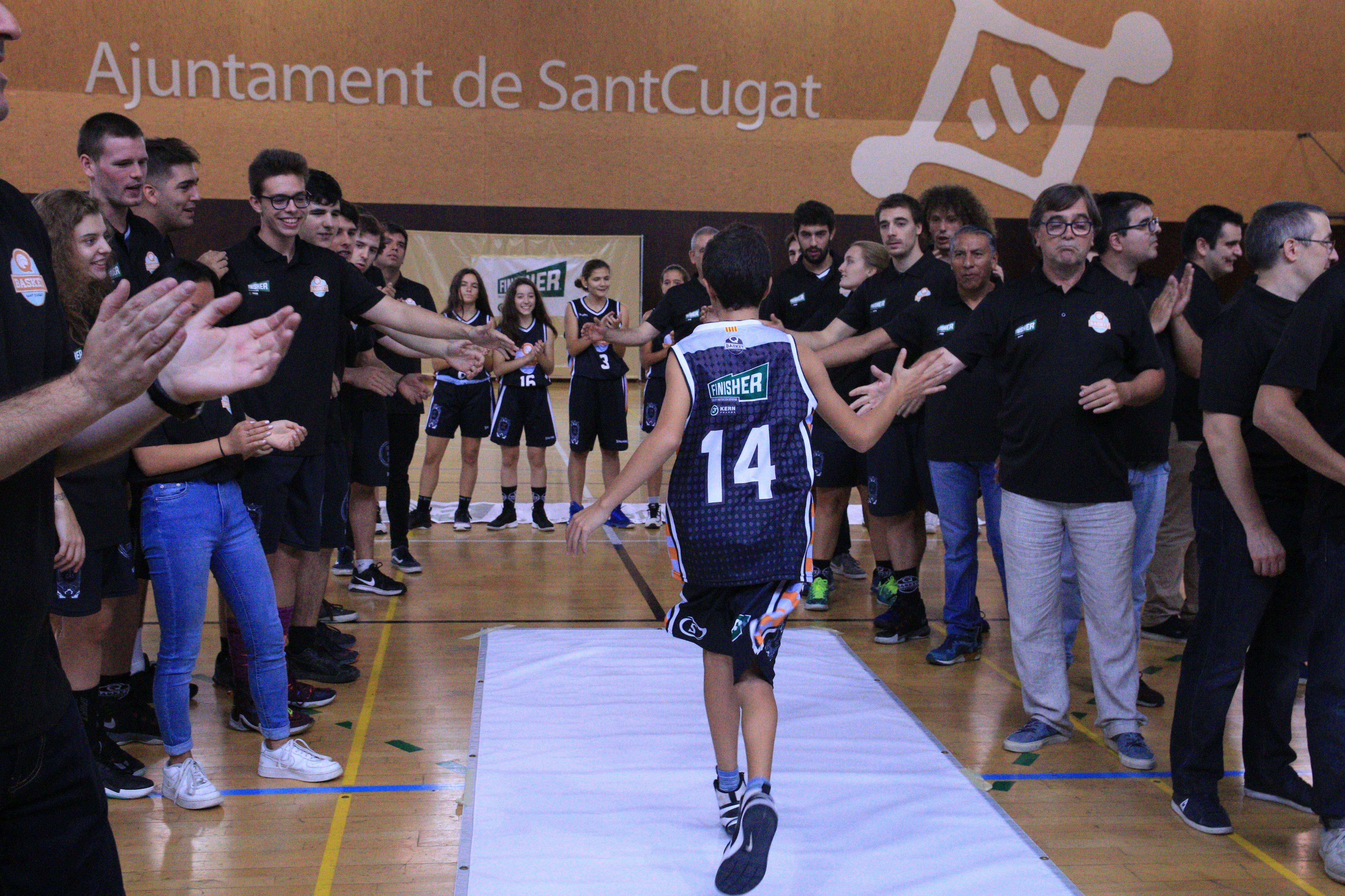 Presentació dels equips del Qbasket Sant Cugat. FOTO: Lali Álvarez