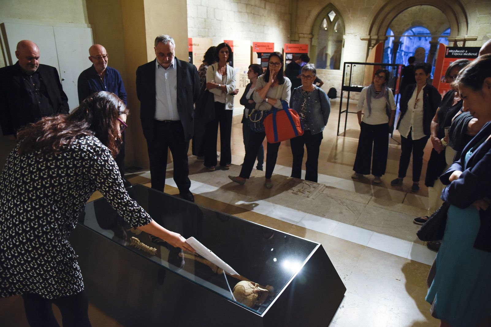 L'exposició 'Ossos' es pot veure al Museu del monestir. FOTO: Bernat Millet