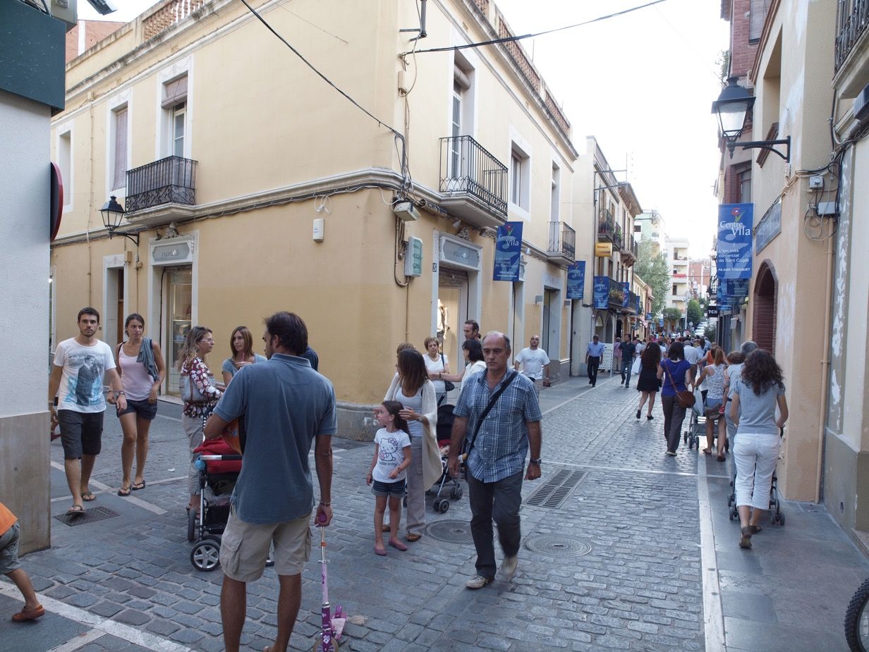 Imatge d'arxiu del carrer de Santa Maria. FOTO: Artur Ribera