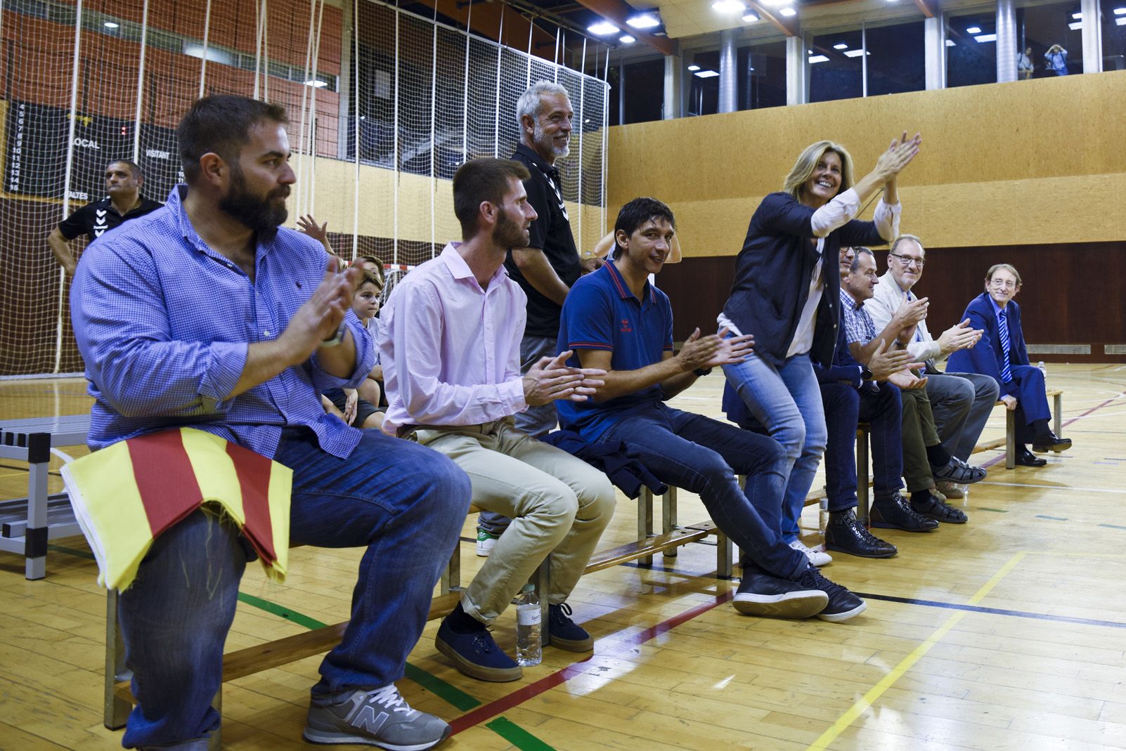 Presentació dels equips del ClubHandbol Sant Cugat. Foto: Bernat Millet.