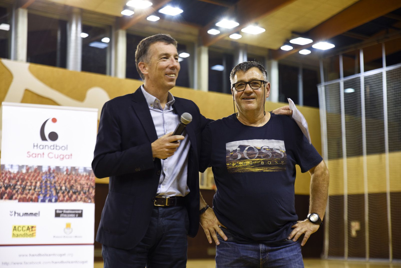 Presentació dels equips del ClubHandbol Sant Cugat. Foto: Bernat Millet.