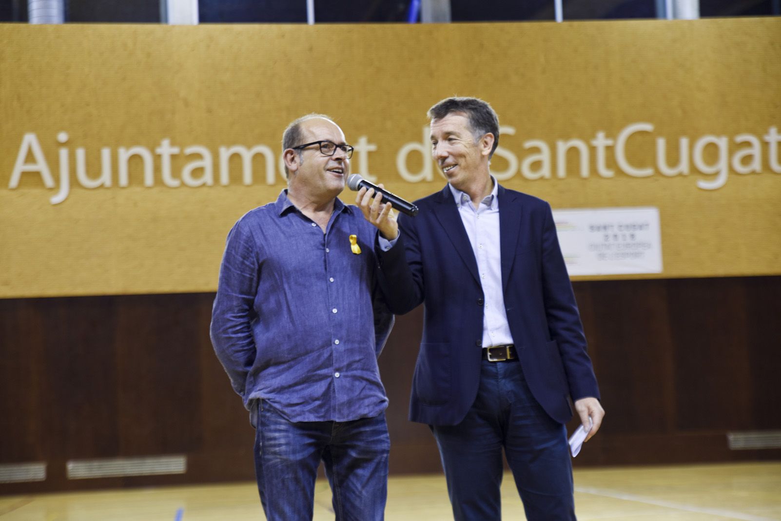 Presentació dels equips del ClubHandbol Sant Cugat. Foto: Bernat Millet.