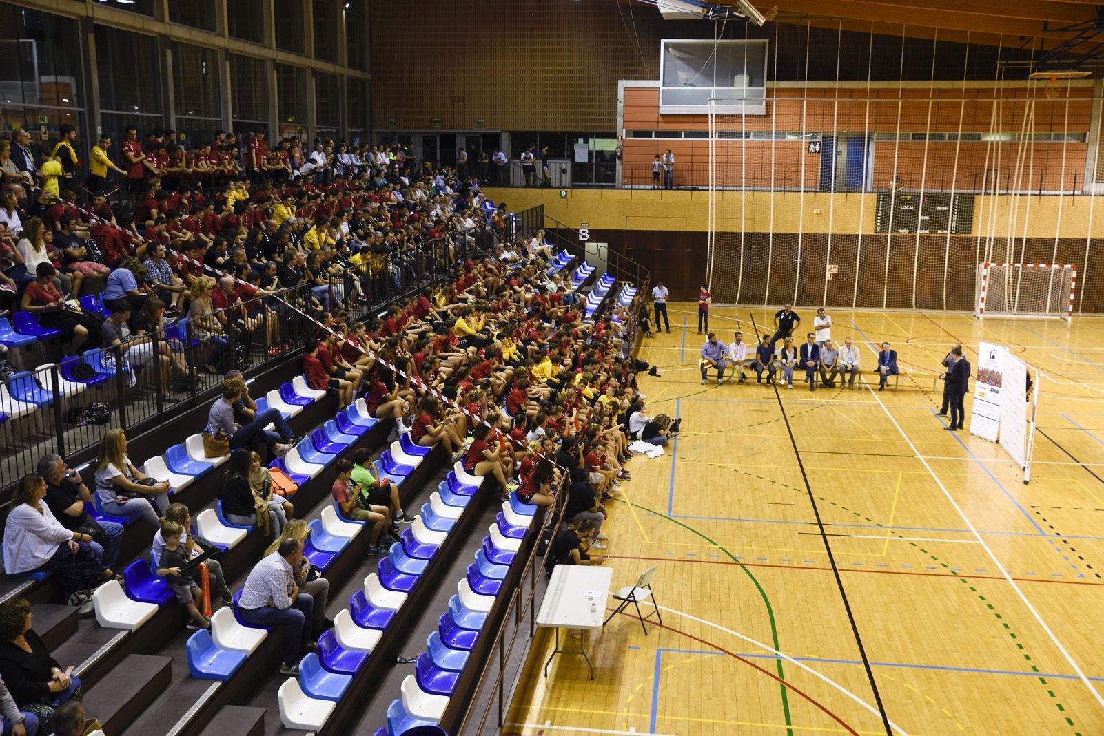 Presentació dels equips del ClubHandbol Sant Cugat. Foto: Bernat Millet.