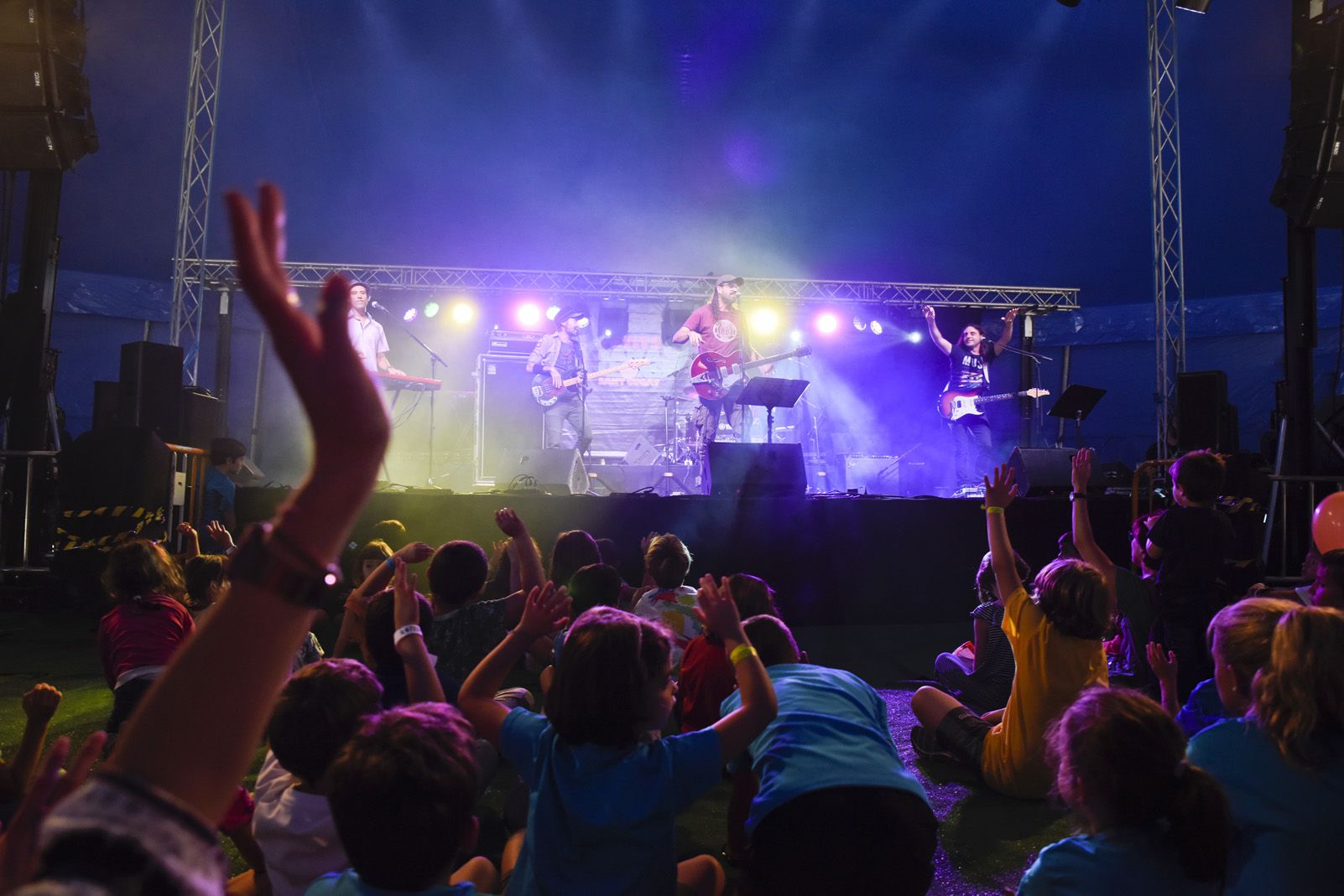 Natxo Tarrés & The Wireles al Festival Petits Camaleons. Foto: Bernat Millet.