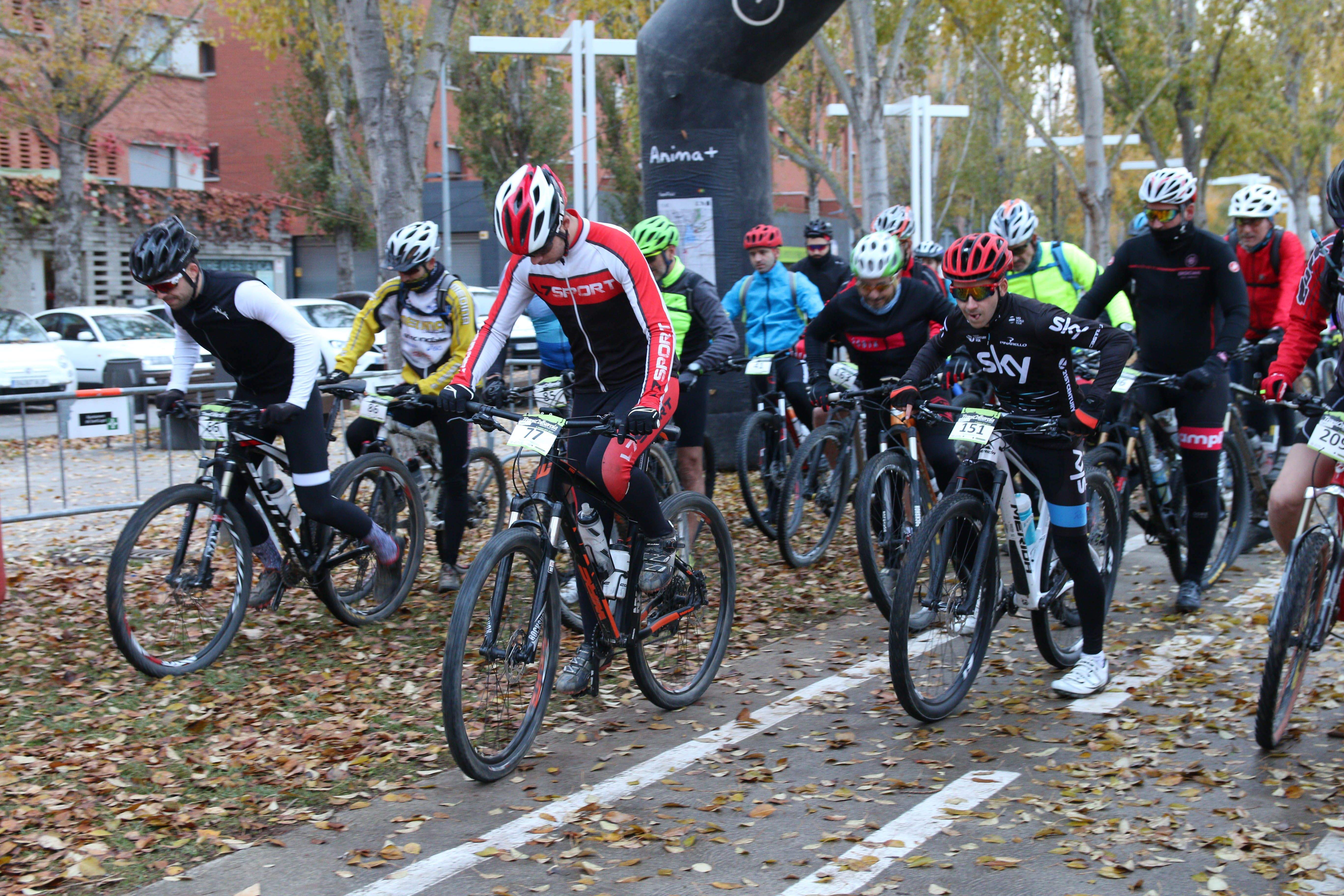 Imatge del 2017 de la Marxa Transcollserola de BTT. FOTO: Lali Álvarez