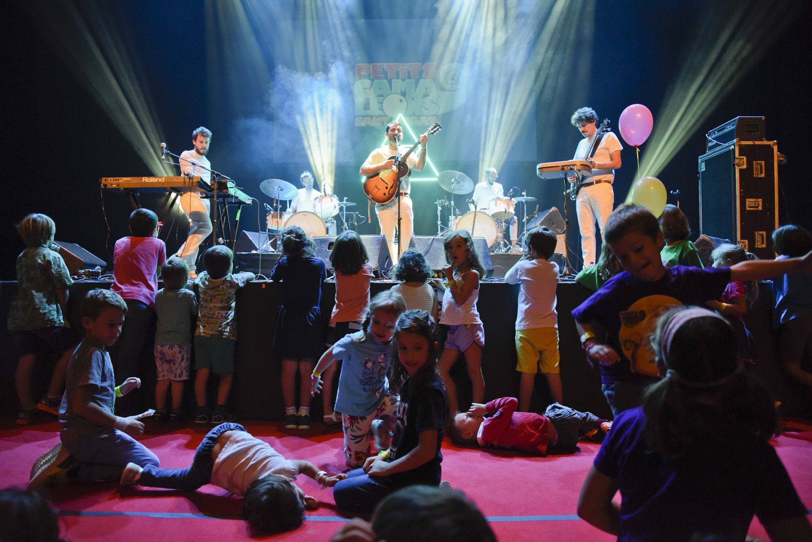 El Petit de Cal Eril al Festival de Música Petits Camaleons. Foto: Bernat Millet.