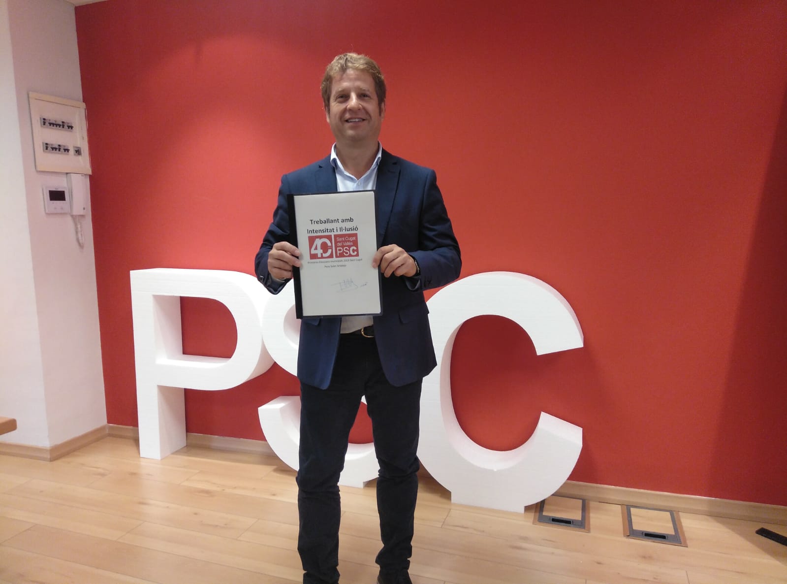 Pere Soler és el candidat a l'alcaldia pel PSC. FOTO: TOT Sant Cugat