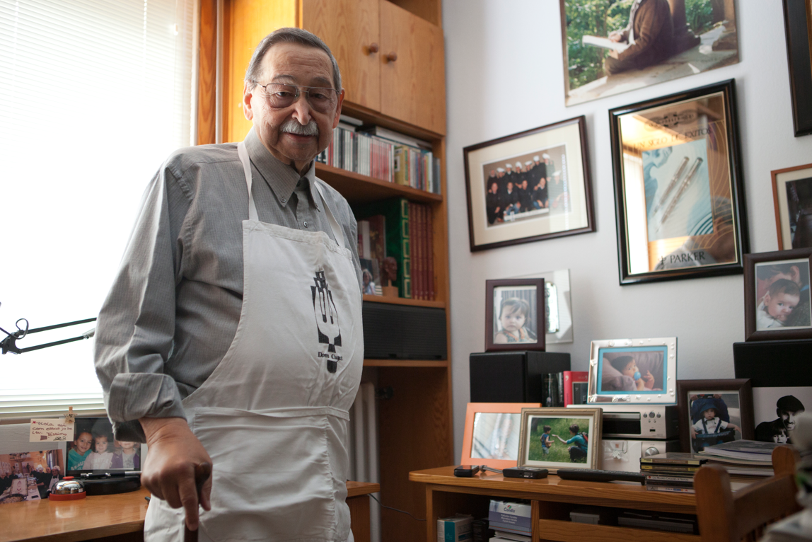 Pep Blanes a casa seva FOTO: Artur Ribera