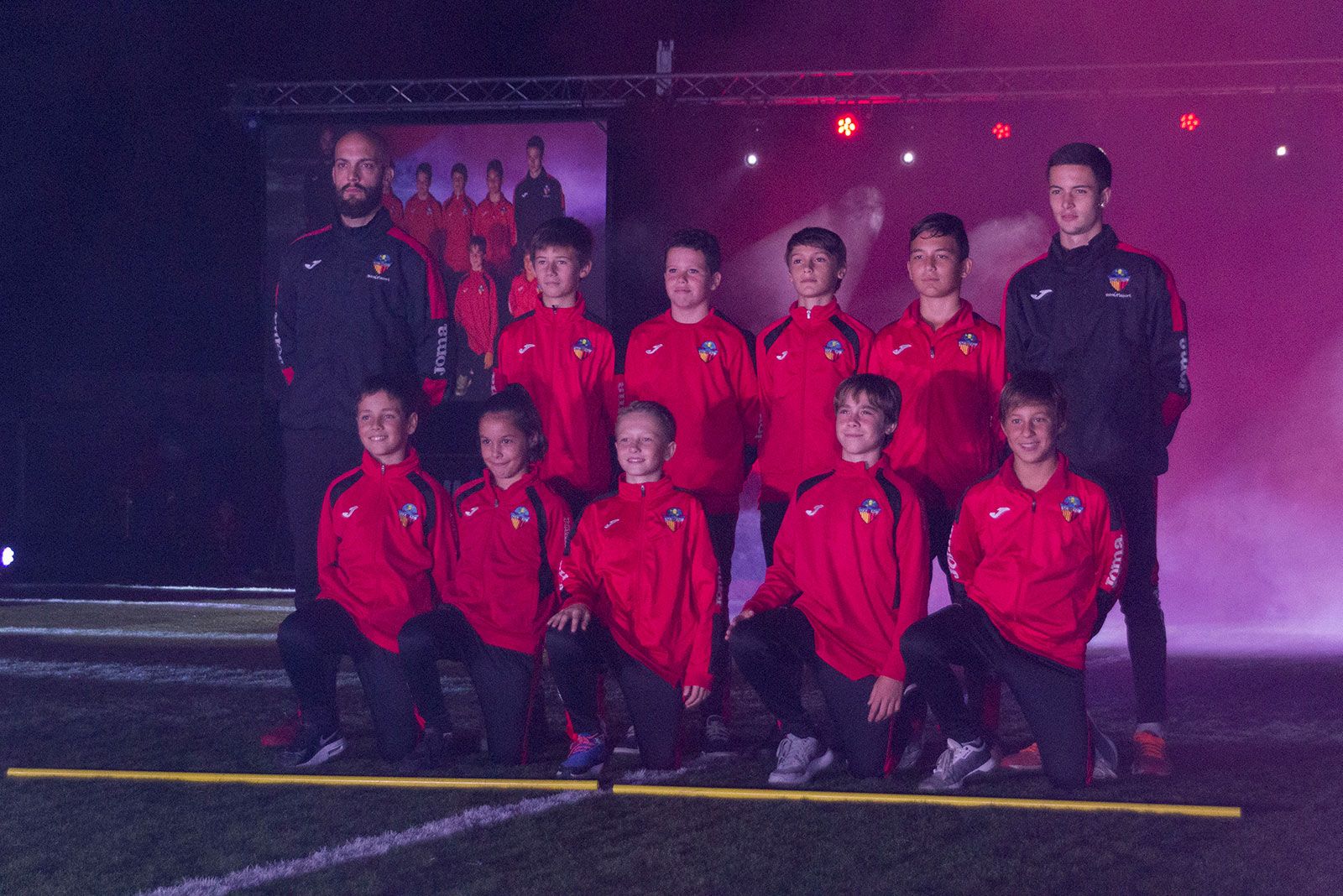 Presentació dels equips del Sant Cugat Futbol Club. FOTO: Paula Galván