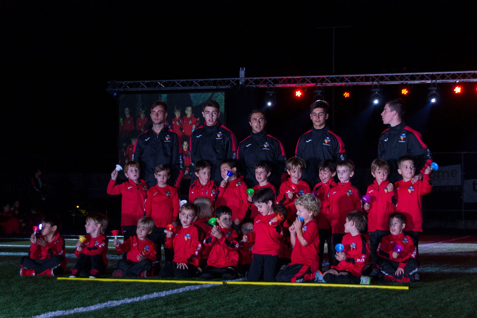 Presentació dels equips del Sant Cugat Futbol Club. FOTO: Paula Galván