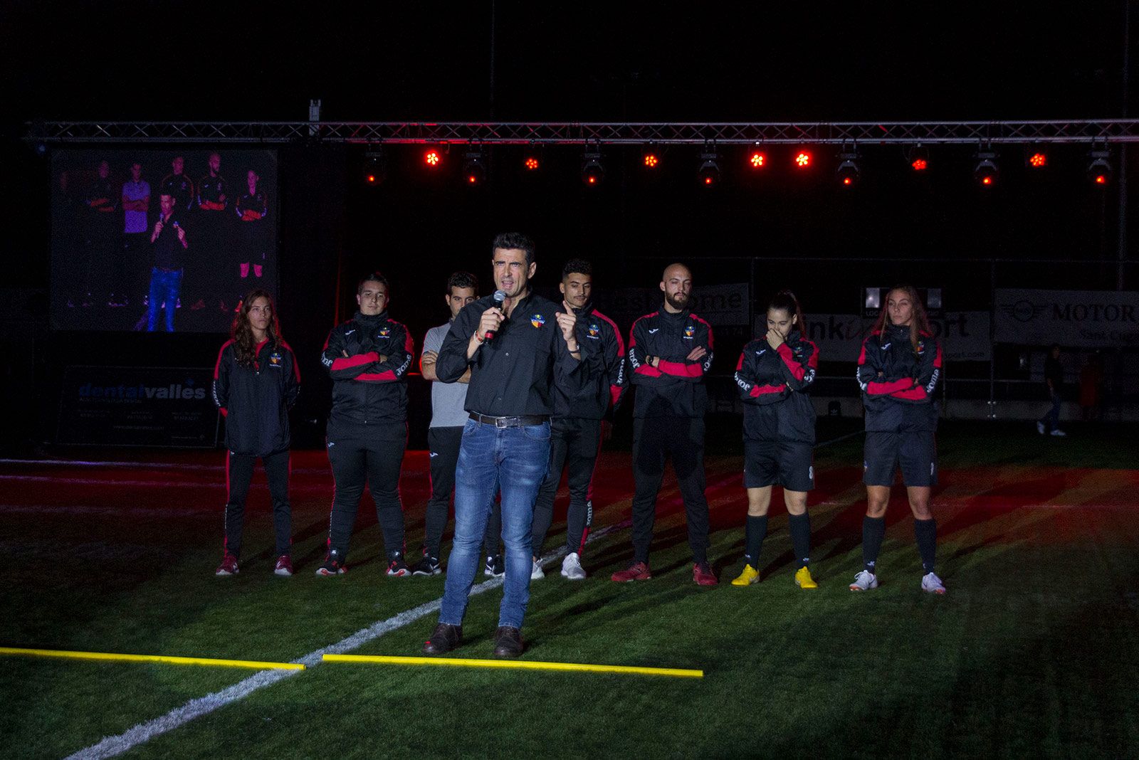 Presentació dels equips del Sant Cugat Futbol Club. FOTO: Paula Galván