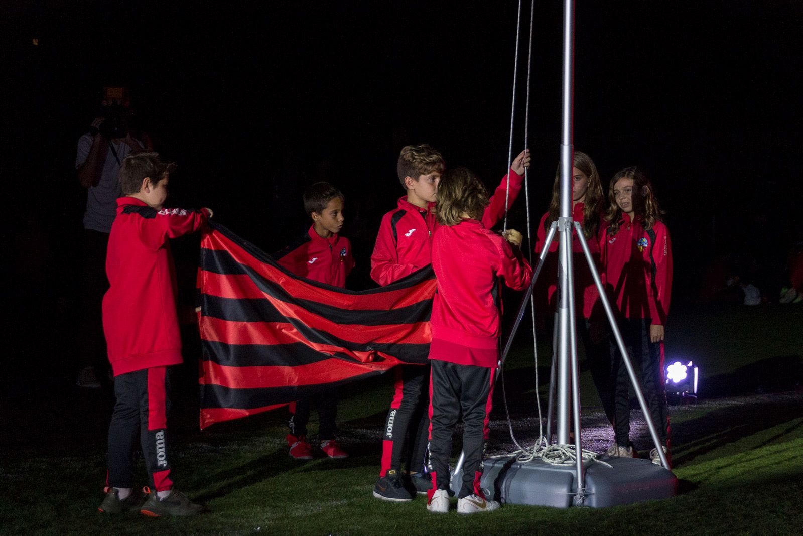 Presentació dels equips del Sant Cugat Futbol Club. FOTO: Paula Galván