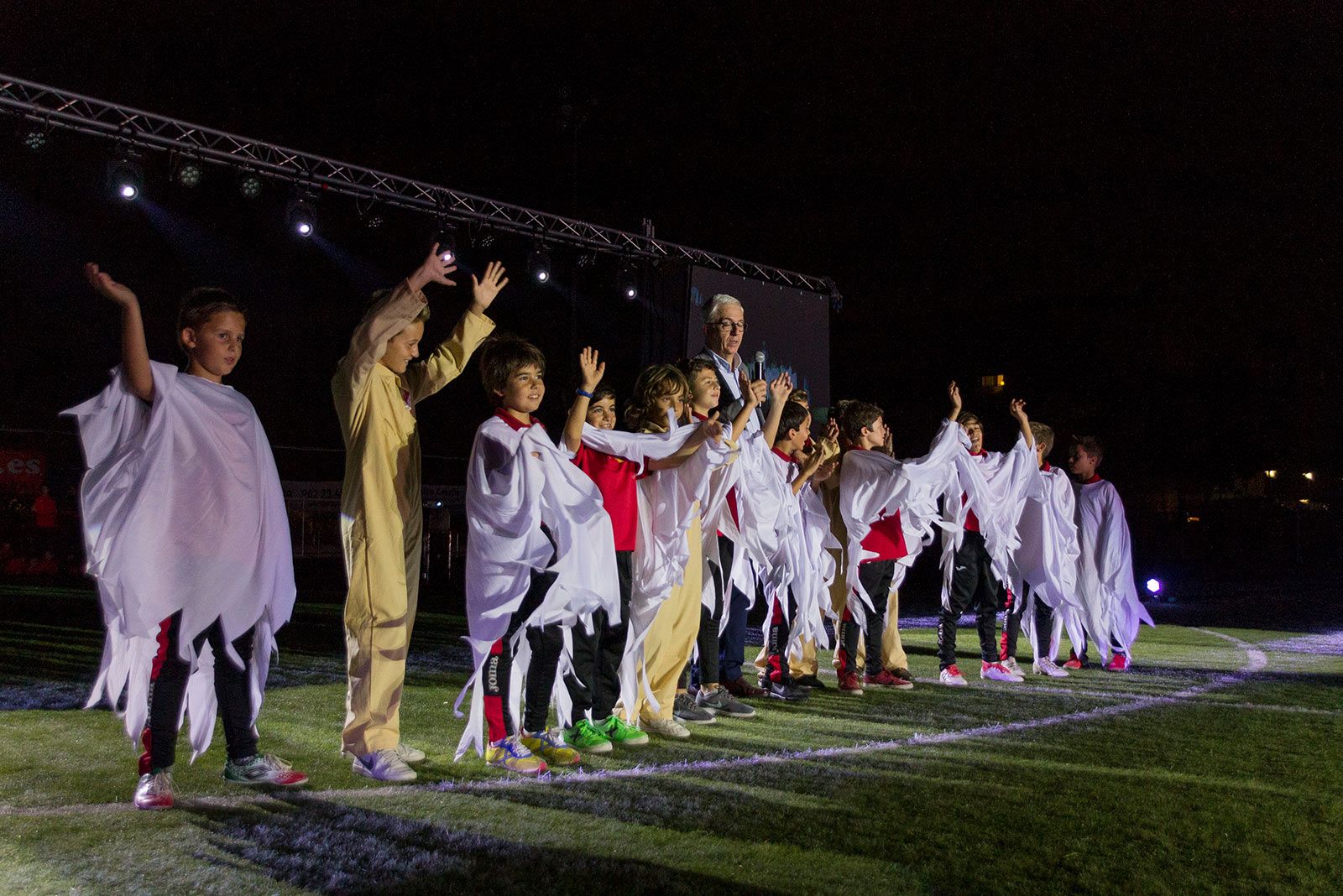 Presentació dels equips del Sant Cugat Futbol Club. FOTO: Paula Galván