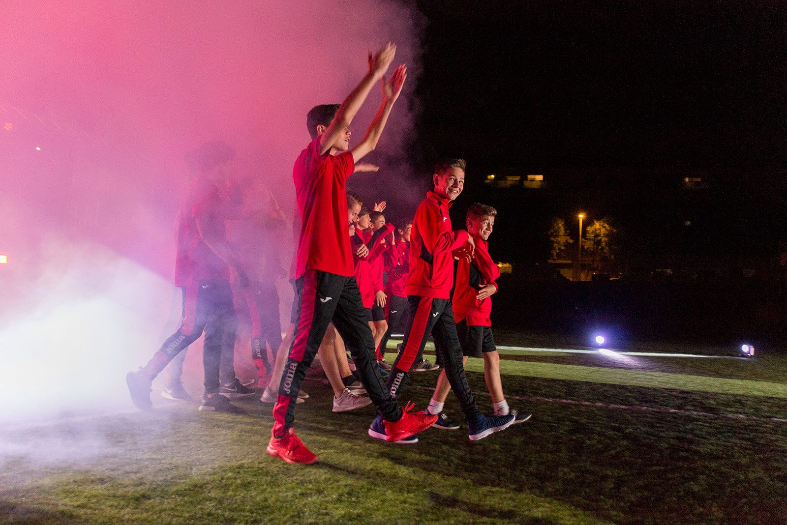 Presentació dels equips del Sant Cugat Futbol Club. FOTO: Paula Galván