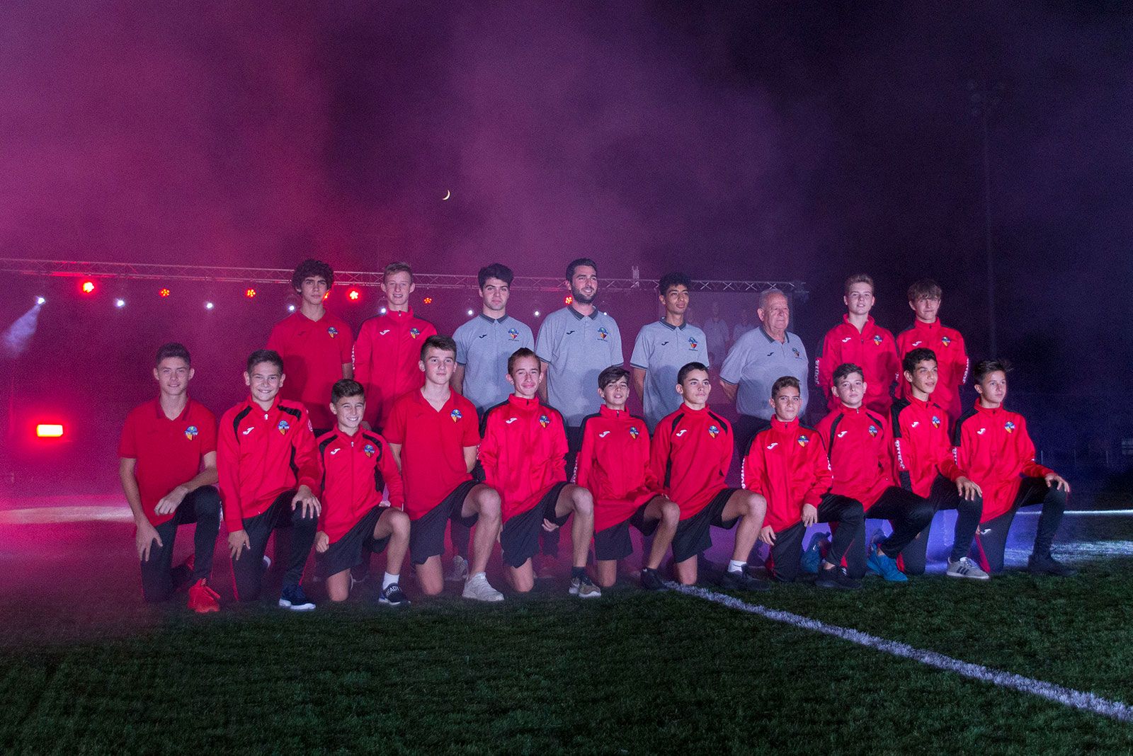 Presentació dels equips del Sant Cugat Futbol Club. FOTO: Paula Galván