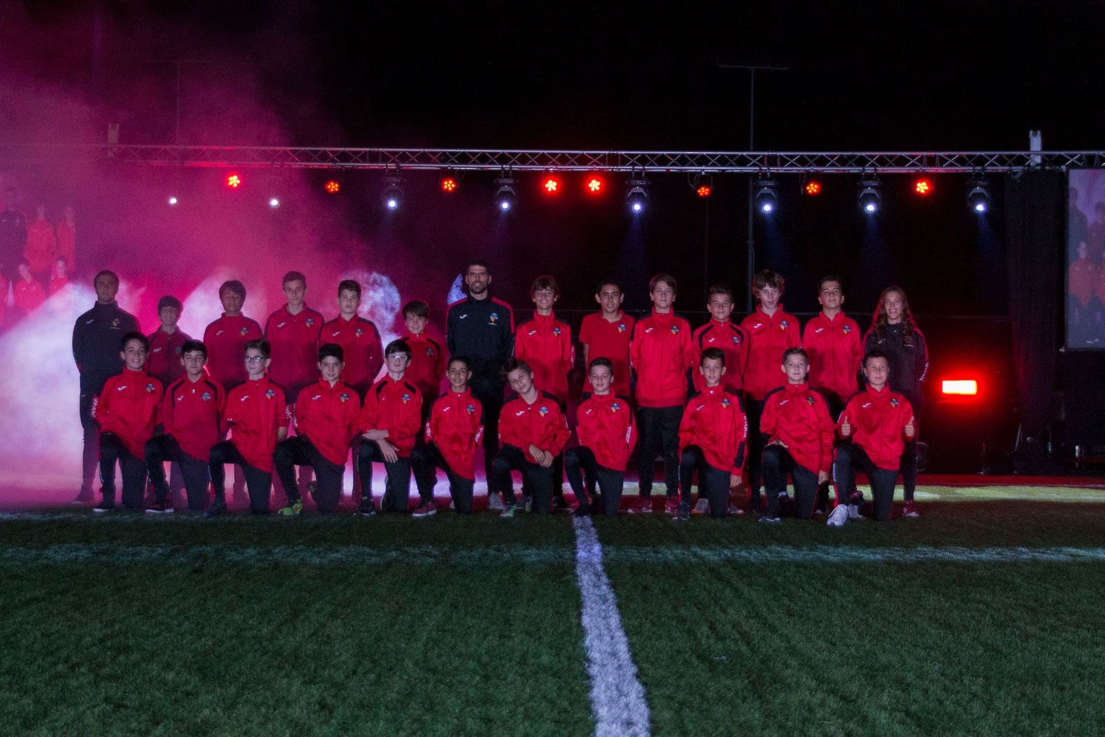 Presentació dels equips del Sant Cugat Futbol Club. FOTO: Paula Galván