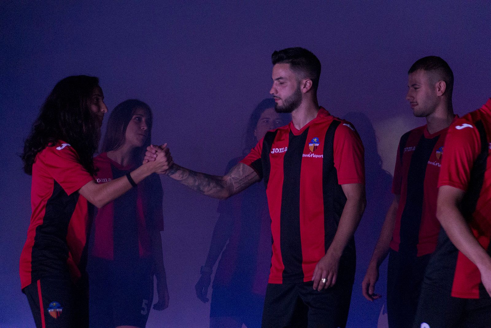 Presentació dels equips del Sant Cugat Futbol Club. FOTO: Paula Galván