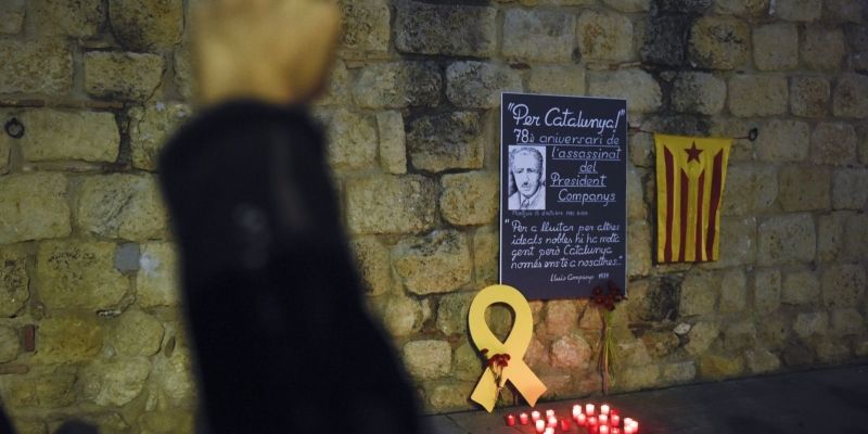 Record a Lluís Companys. FOTO: Bernat Millet