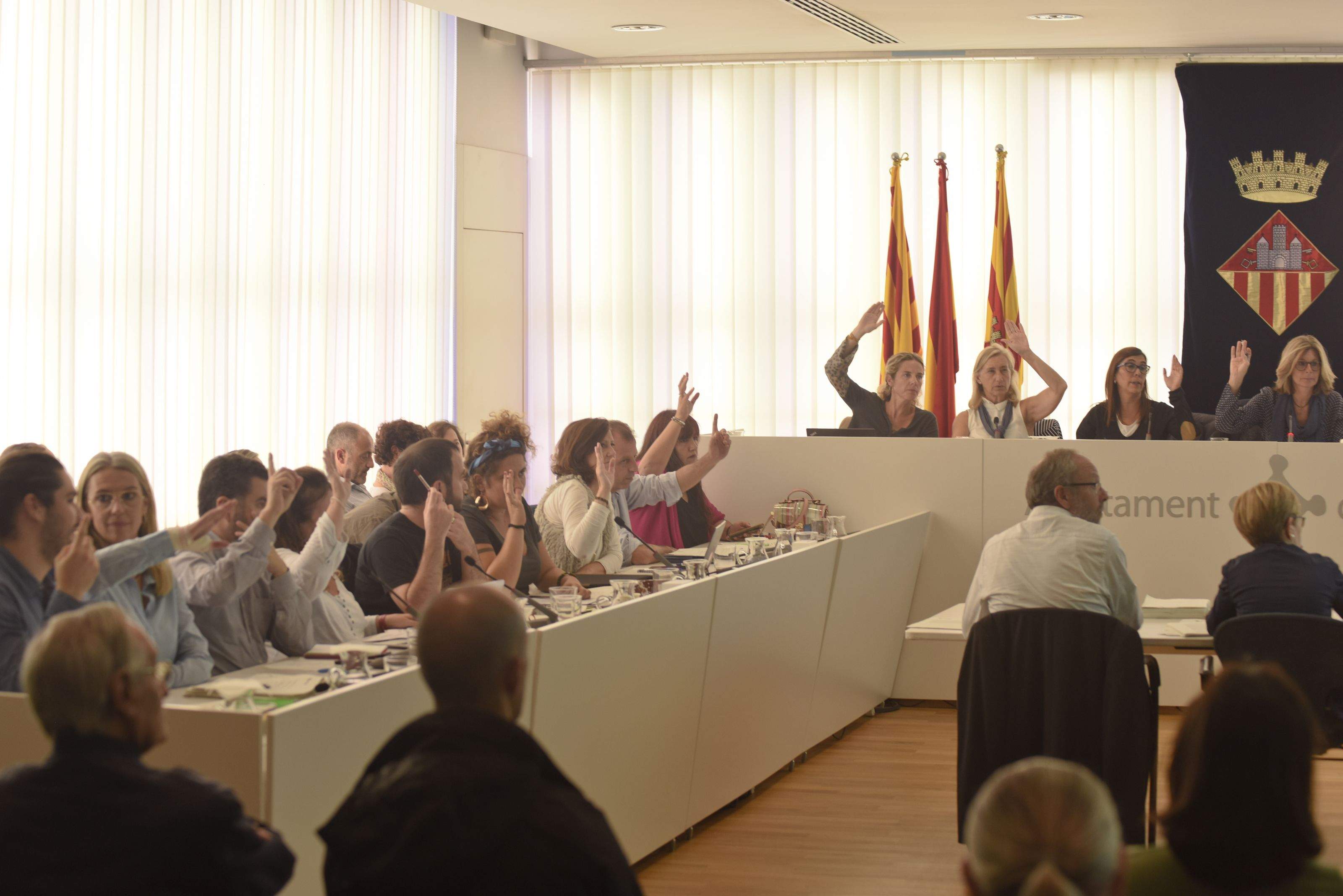 Ple Municipal del mes d'octubre. FOTO: Bernat Millet