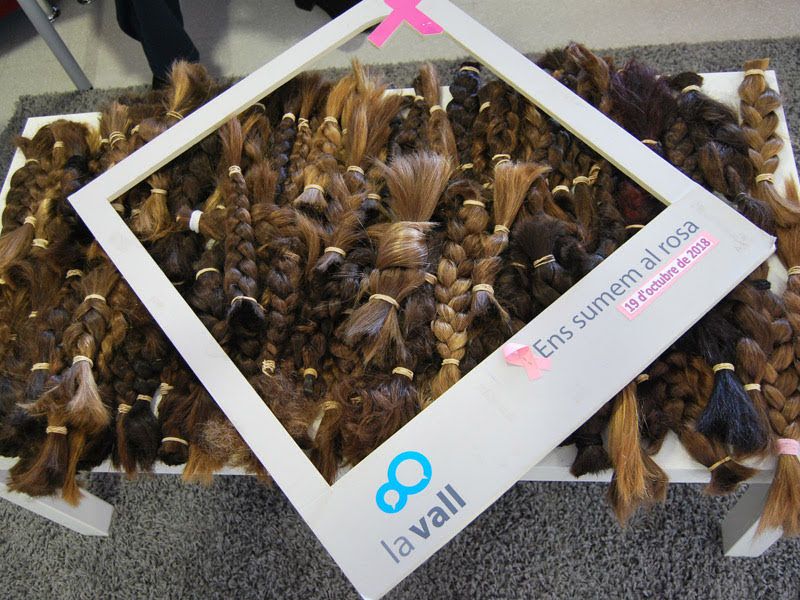 Cabells recaptats a l'escola La Vall. FOTO: Cedida