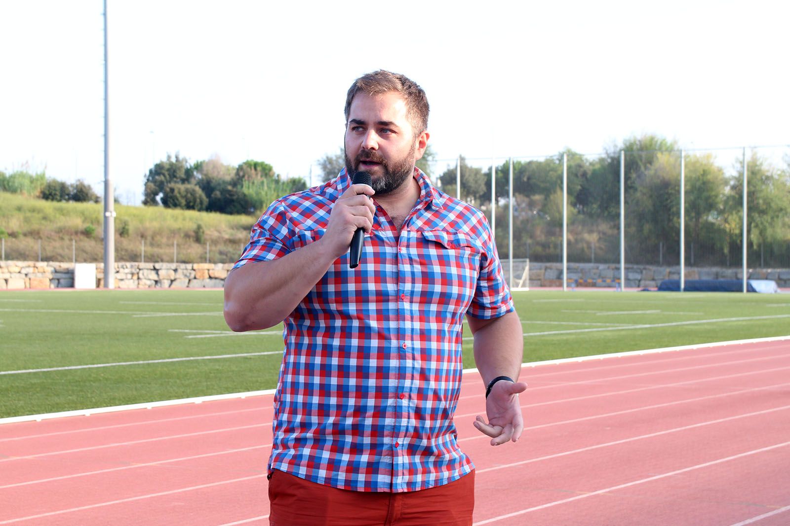Presentació de les seccions d'atletisme, rítmica i trial running del Club Muntanyenc. Foto: Lali Álvarez