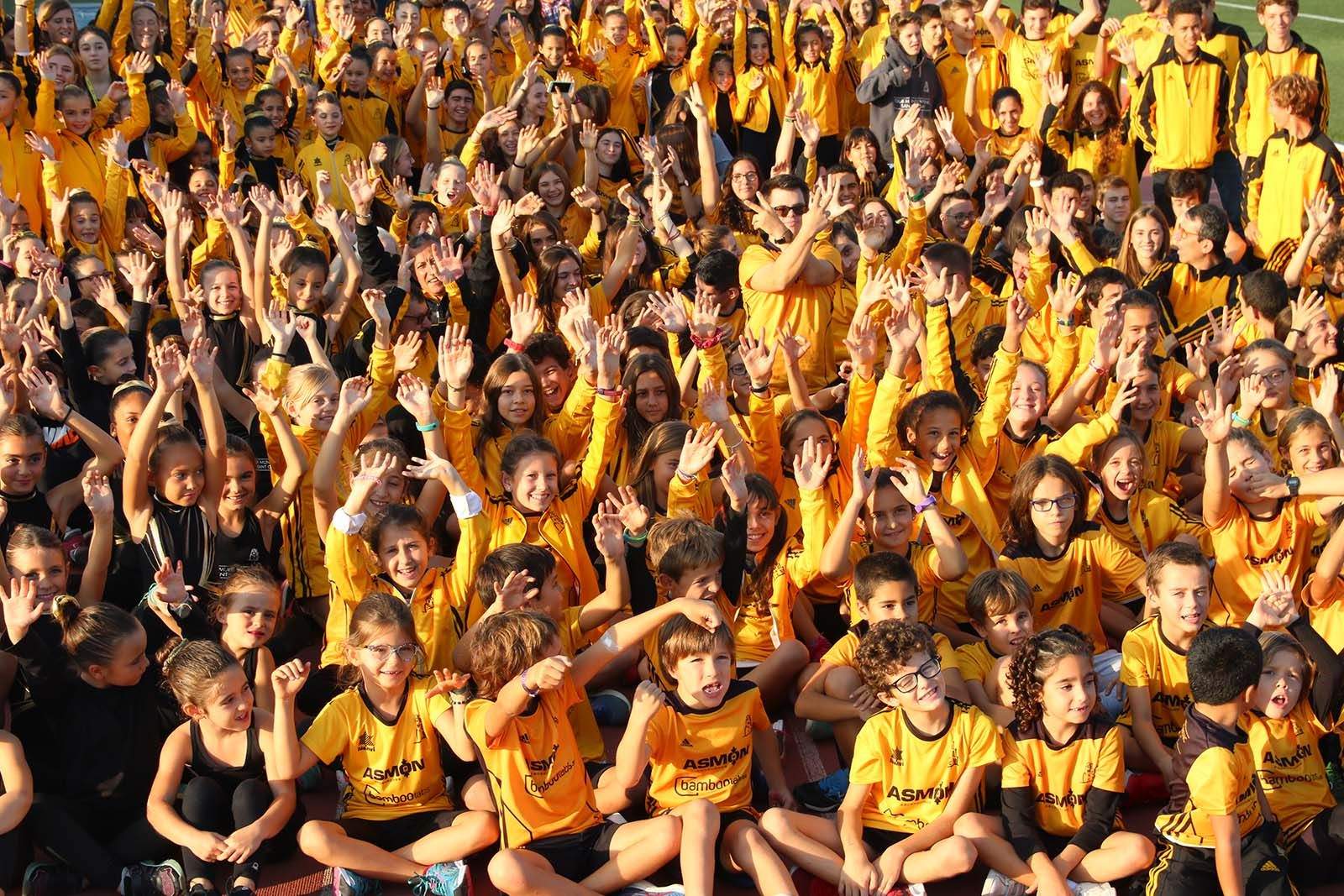 Presentació de les seccions d'atletisme, rítmica i trial running del Club Muntanyenc. Foto: Lali Álvarez