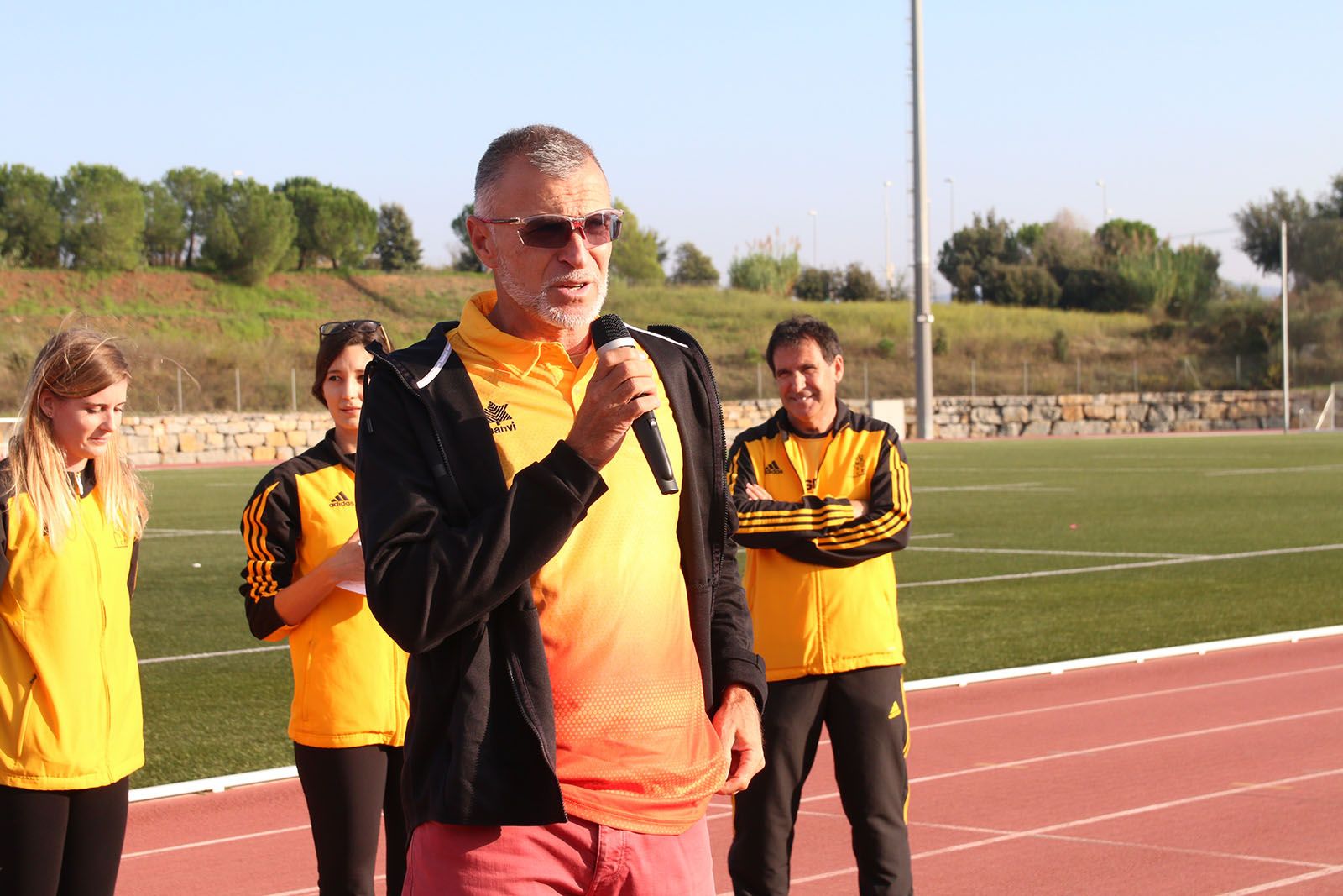 Presentació de les seccions d'atletisme, rítmica i trial running del Club Muntanyenc. Foto: Lali Álvarez