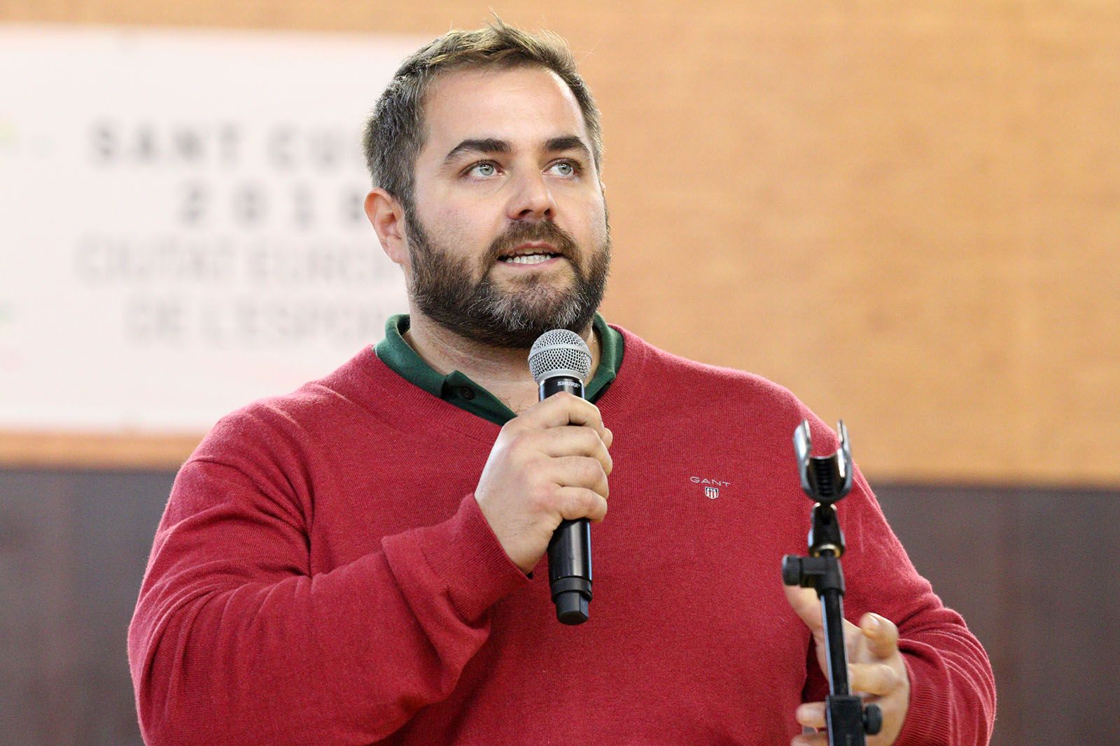 Presentació de les seccions de bàsquet i tennis taula de la UESC. Foto: Lali Álvarez