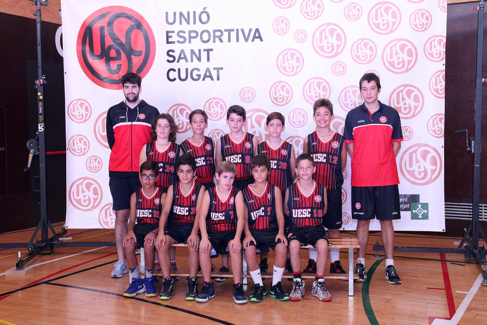 Presentació de les seccions de bàsquet i tennis taula de la UESC. Foto: Lali Álvarez