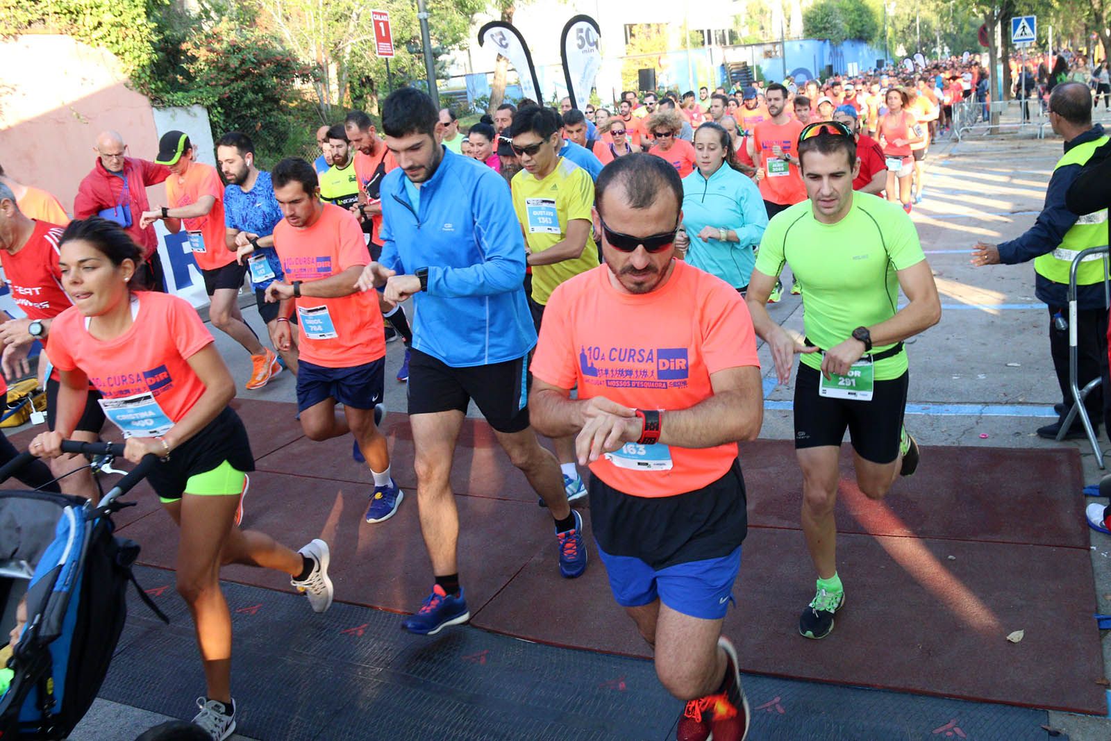 Cursa DIR Sant Cugat-Mossos d'Esquadra. Foto: Lali Álvarez