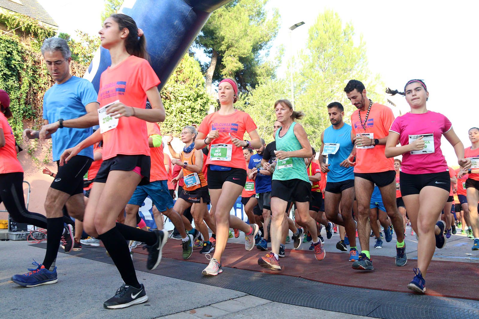 Cursa DIR Sant Cugat-Mossos d'Esquadra. Foto: Lali Álvarez