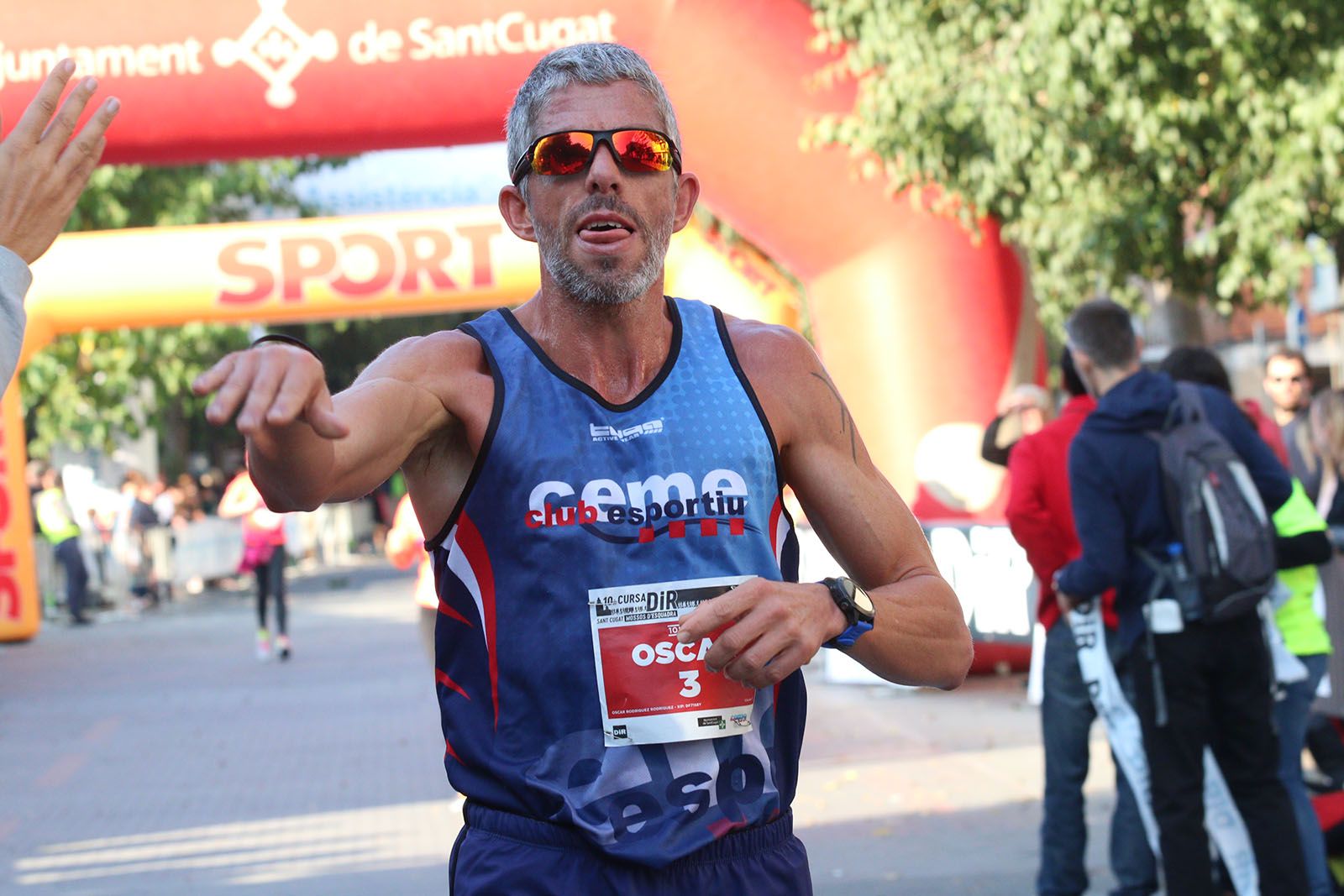 Cursa DIR Sant Cugat-Mossos d'Esquadra. Foto: Lali Álvarez