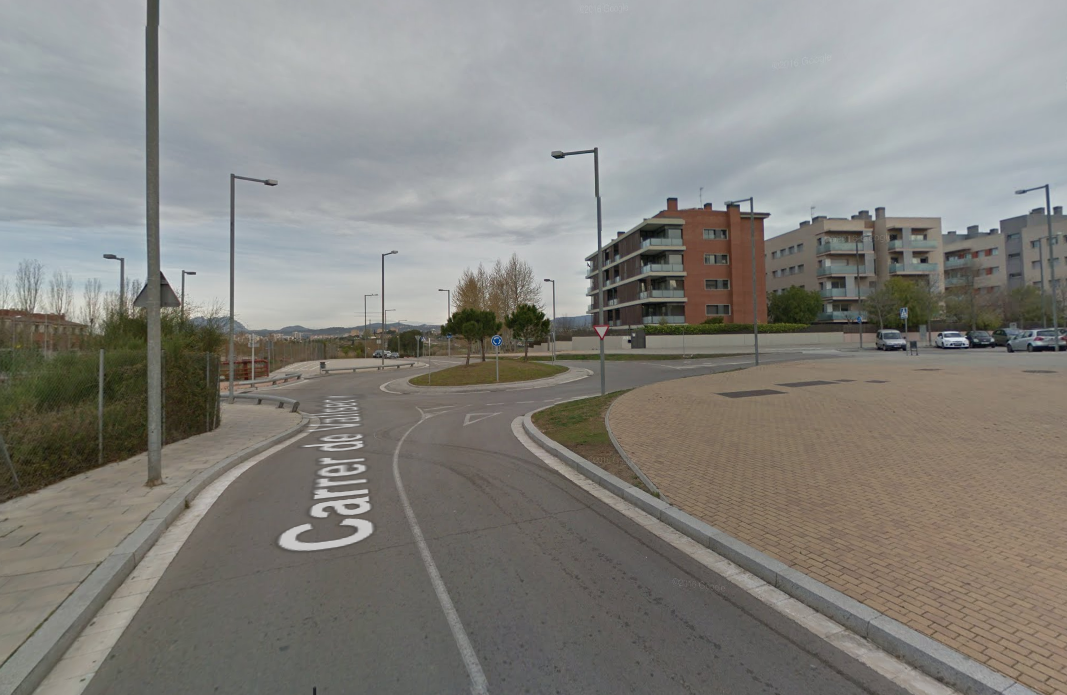 Carrer de Vallseca, al barri de Can Mates FOTO: Google Maps