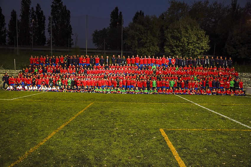 Presentació de la Penya Blaugrana de Sant Cugat. Foto: Bernat Millet.