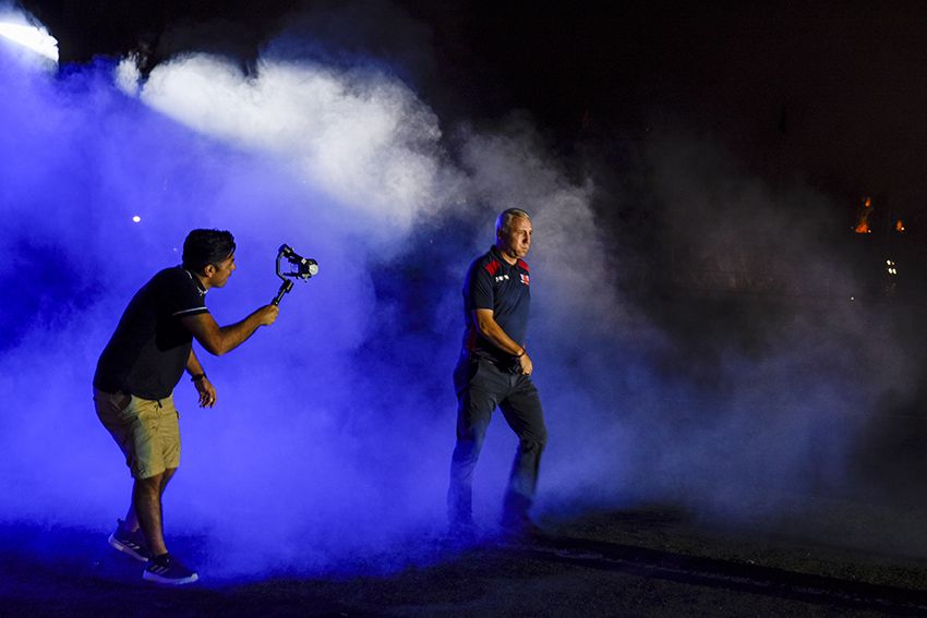 Presentació de la Penya Blaugrana de Sant Cugat. Foto: Bernat Millet.