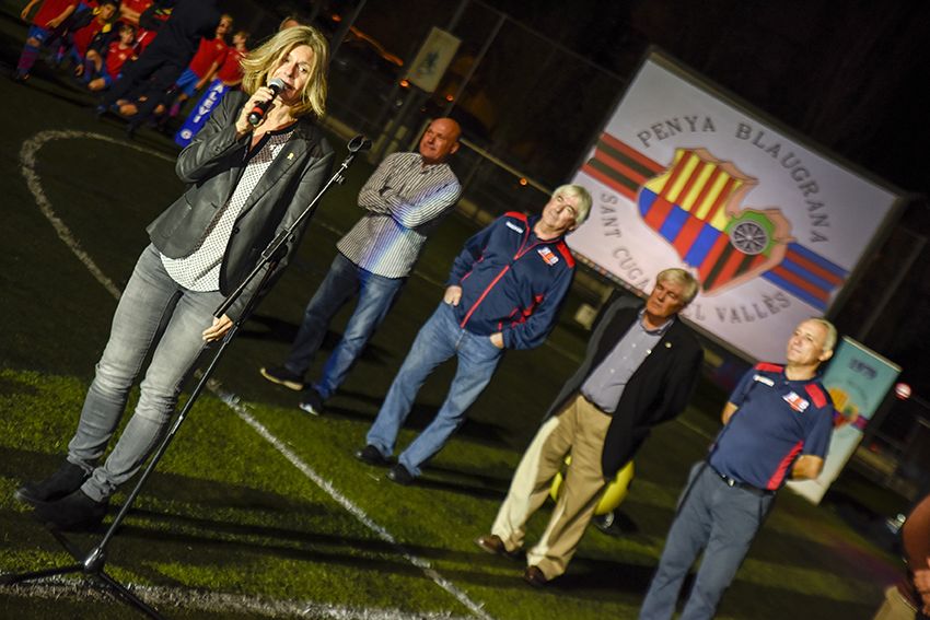 Presentació de la Penya Blaugrana de Sant Cugat. Foto: Bernat Millet.