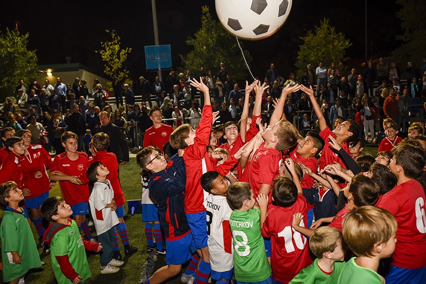 Presentació de la Penya Blaugrana de Sant Cugat. Foto: Bernat Millet.