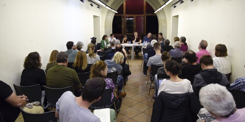 El debat s'emmarca en la celebració de la Festa de Tardor. FOTO: Bernat Millet