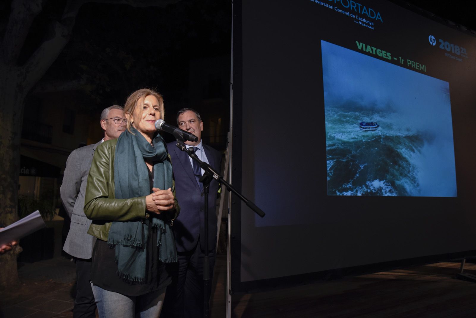 Lliurament de premis del concurs TOT Fotoportada 2018. Foto: Bernat Millet.