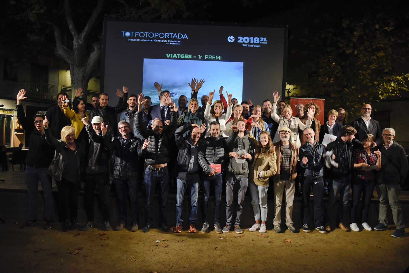 Lliurament de premis del concurs TOT Fotoportada 2018. Foto: Bernat Millet.