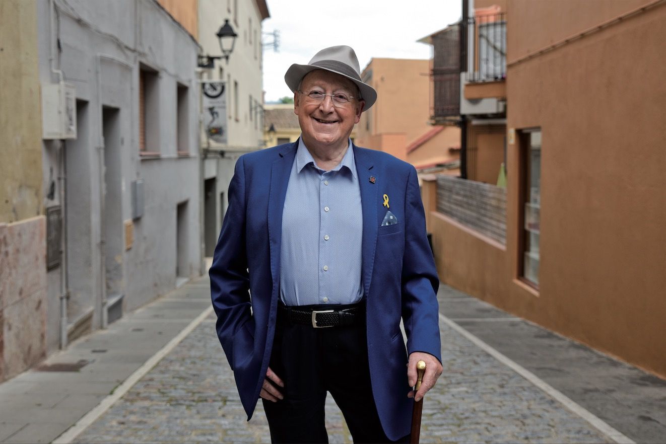 Jaume Pla al carrer del Teatre de Sant Cugat. FOTO: Bernat Millet