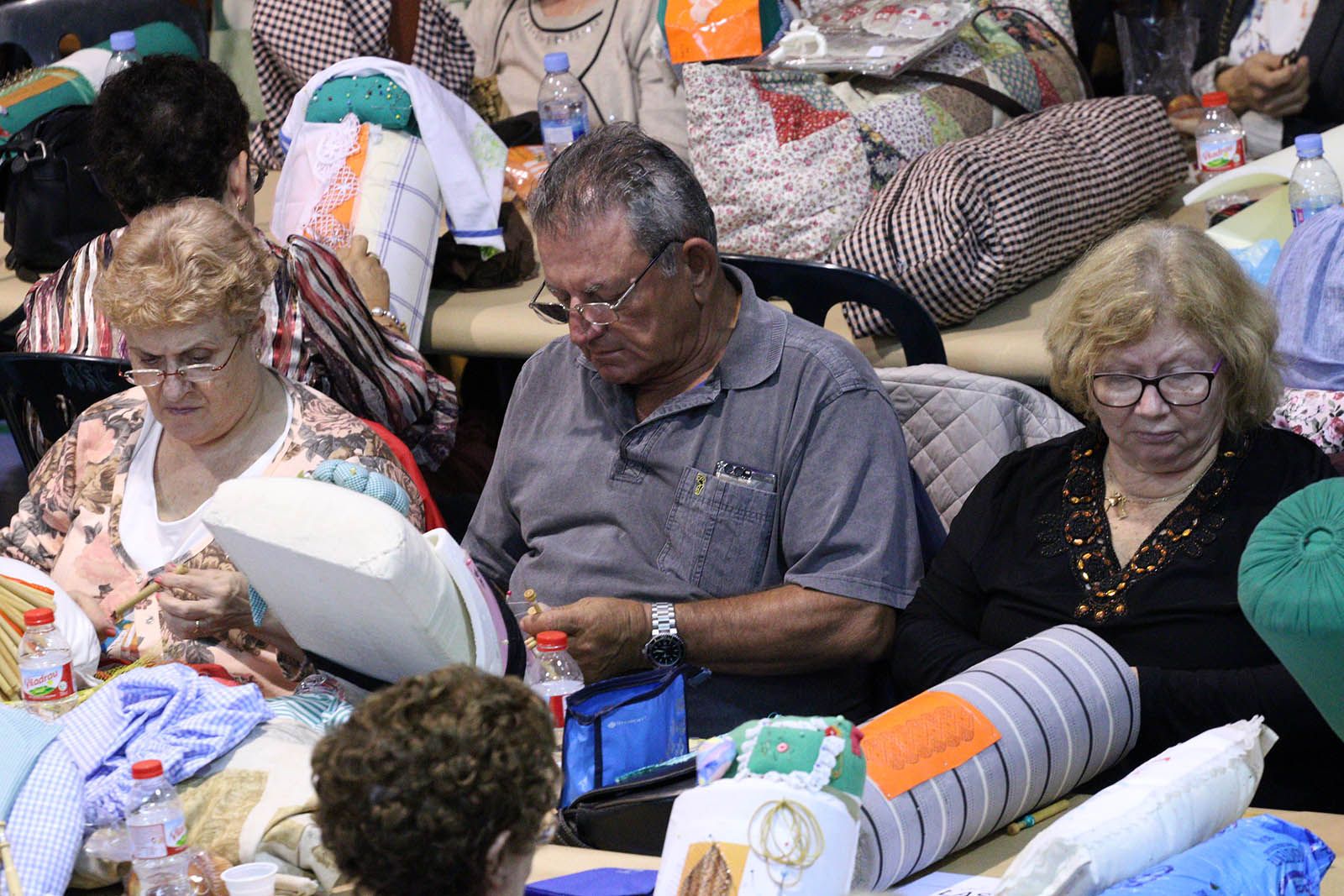 Trobada de puntaires per la Festa de Tardor. Foto: Lali Álvarez