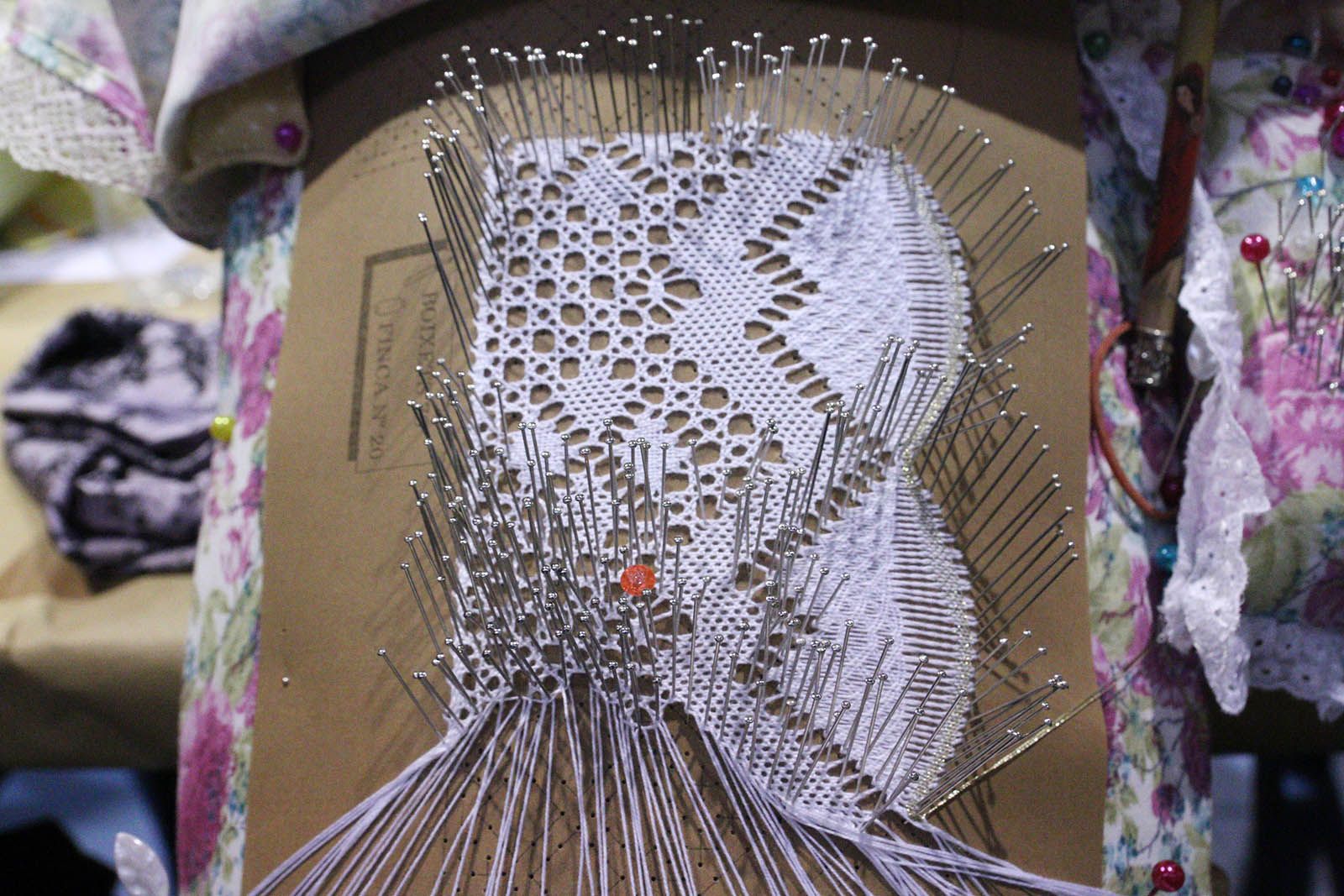 Trobada de puntaires per la Festa de Tardor. Foto: Lali Álvarez