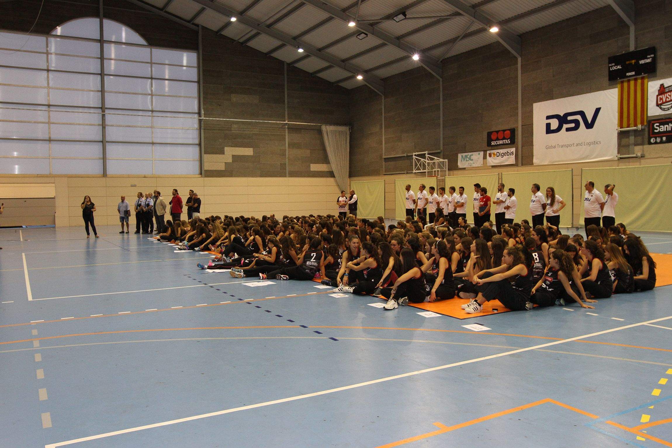 Imatge del 2016 de la presentació dels equips del DSV Club Voleibol Sant Cugat. FOTO: Haidy Blanch