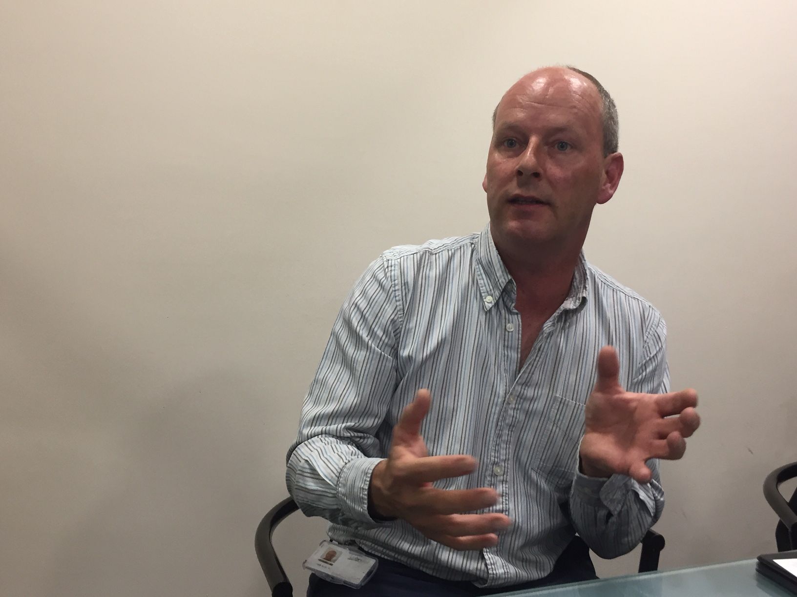 Dennis Feijen és el nou director de la planta de Lubrizol a Sant Cugat FOTO: TOT Sant Cugat