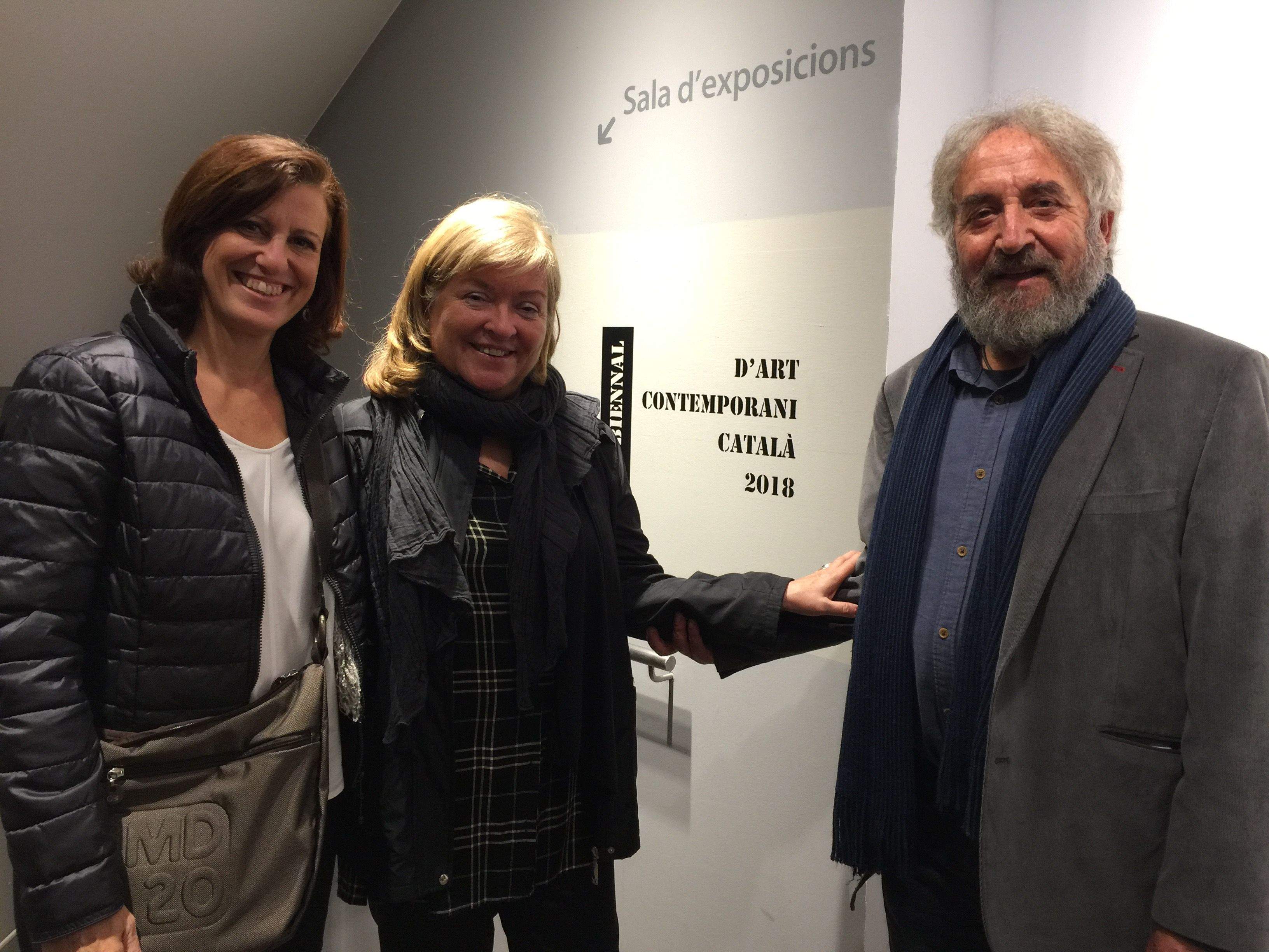 Solanellas, Ponsa i Canals, a la mostra. FOTO: C. Caballé