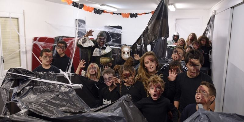 Túnel del terror a les Planes. FOTO: Bernat Millet